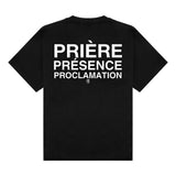 T-shirt proclamant la présence de la prière