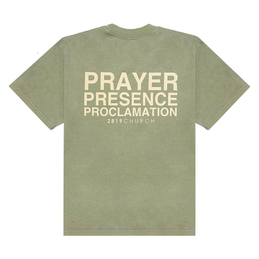 House Of Prayer Green Tee
