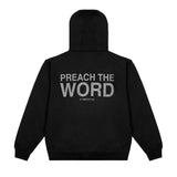 Preach The Word Hoodie - Black/Gray