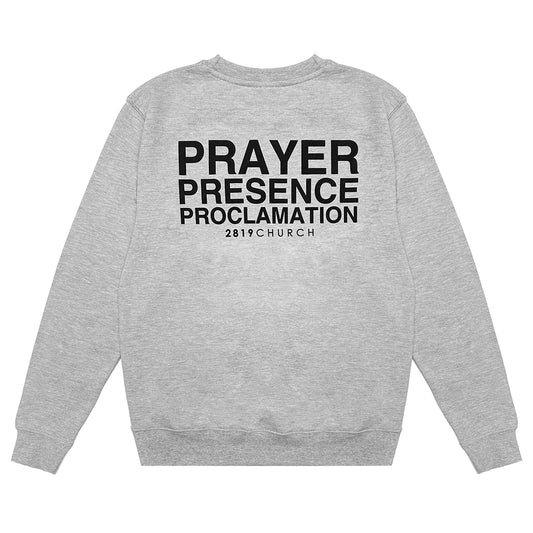 House Of Prayer Gray Crew