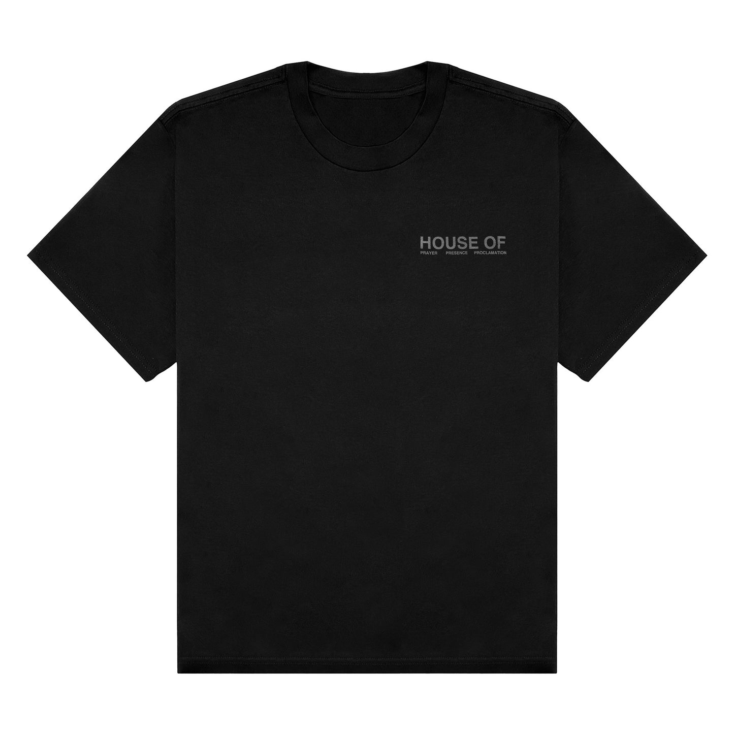 House Of Prayer Tee - Black/Gray