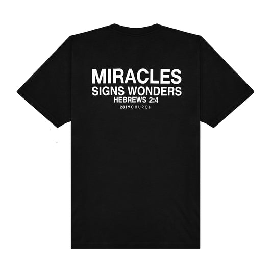 House of Miracles Black Tee