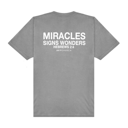 House of Miracles Charcoal Tee
