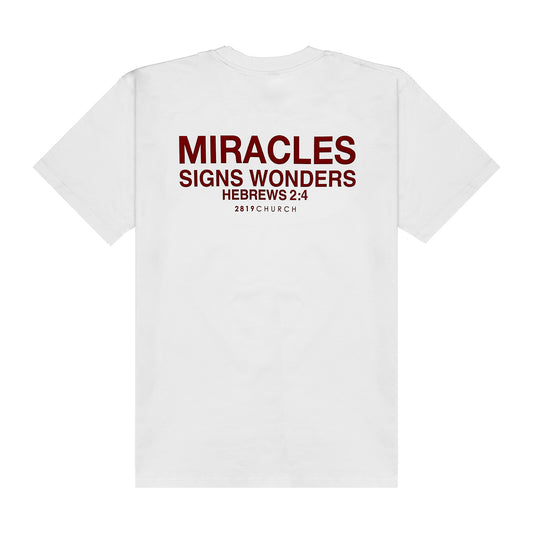 House of Miracles White Tee