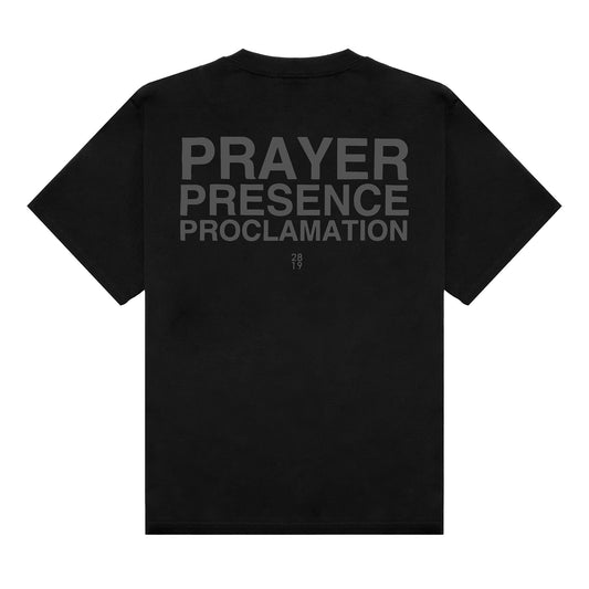 House Of Prayer Tee - Black/Gray