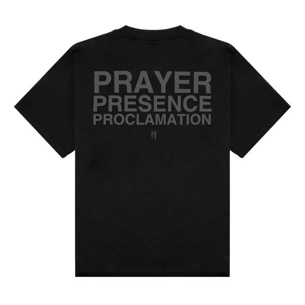 House Of Prayer Tee - Black/Gray