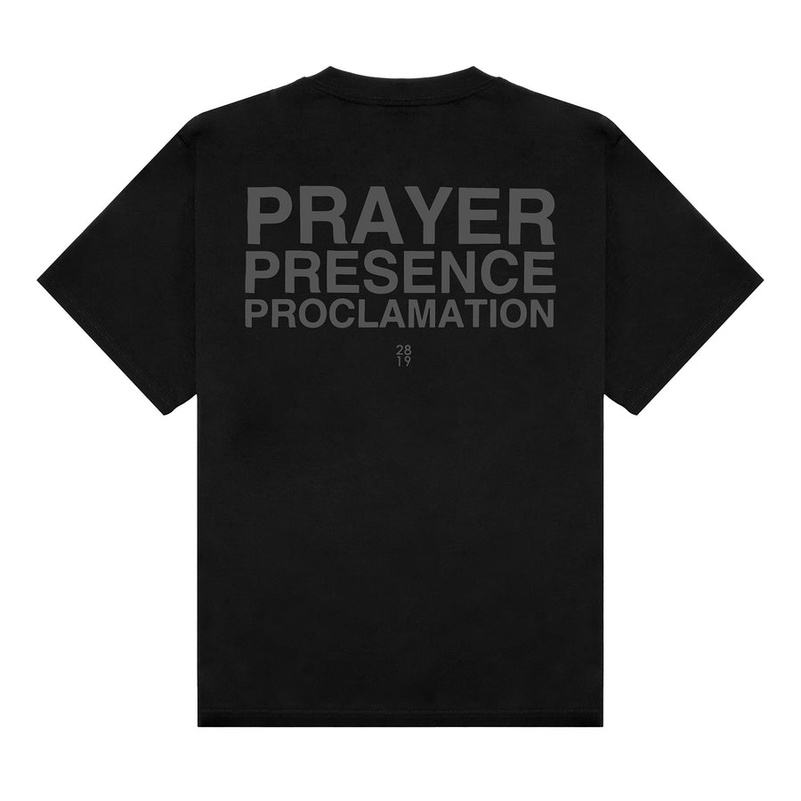 House Of Prayer Tee - Black/Gray