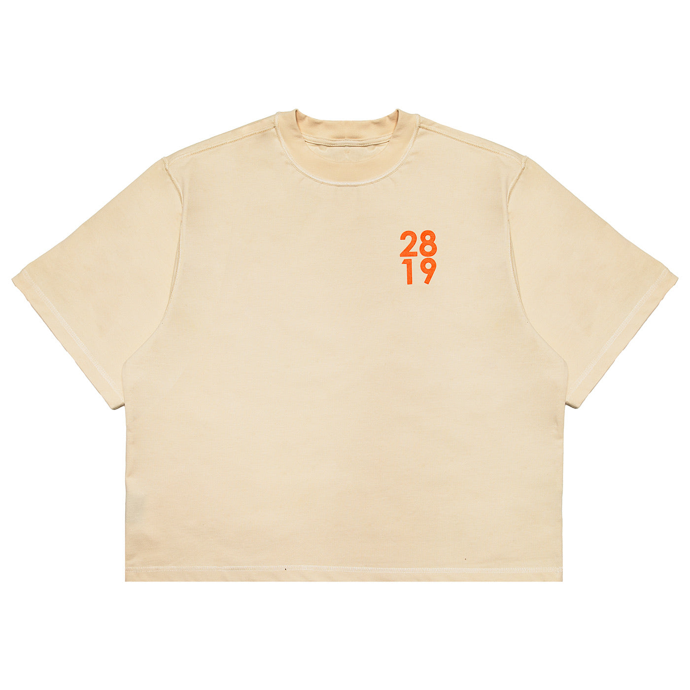 Preach The Word Tee - Cream/Orange
