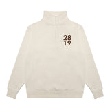 Preach The Word cream and brown quarter zip