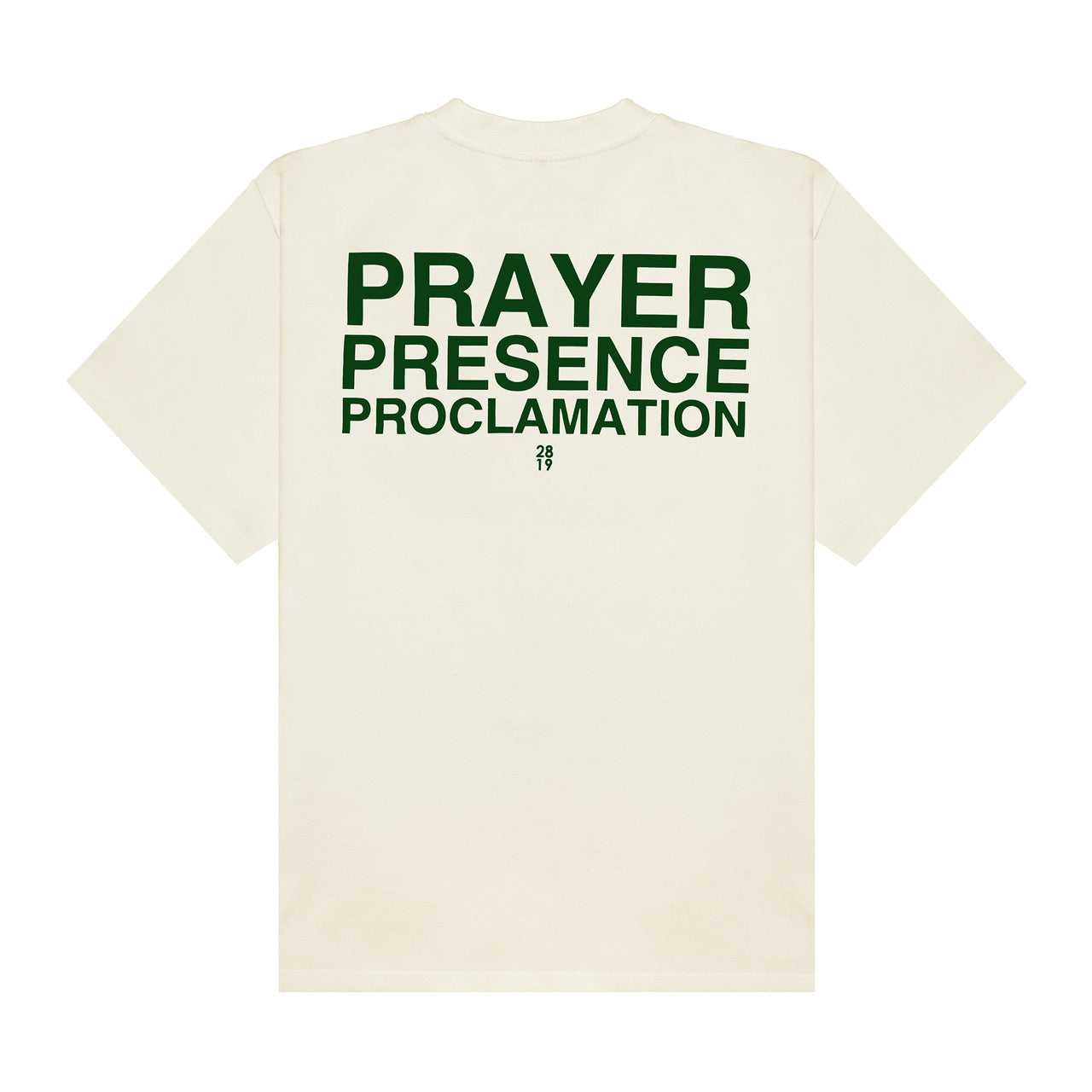 praying ナポレオン T House Of Prayer Tee - Cream/Forest · 2819 STORE