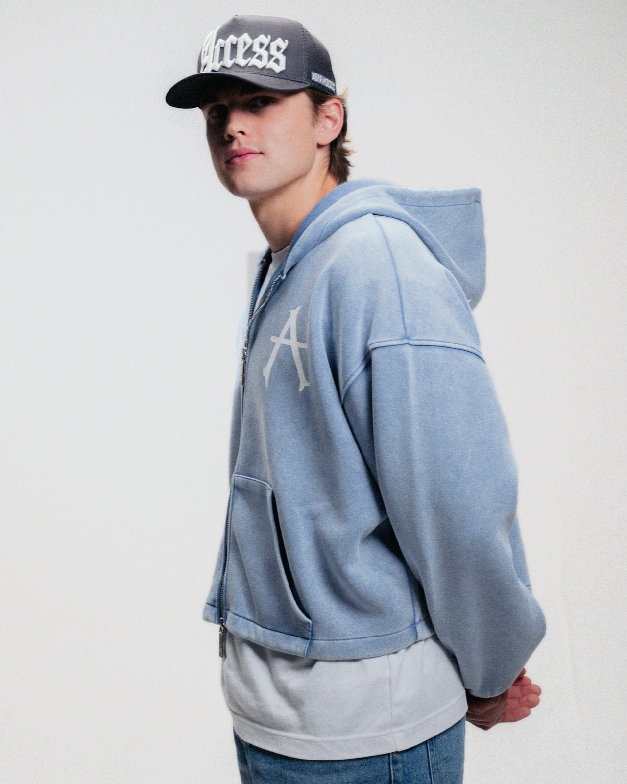 The Zip in light blue