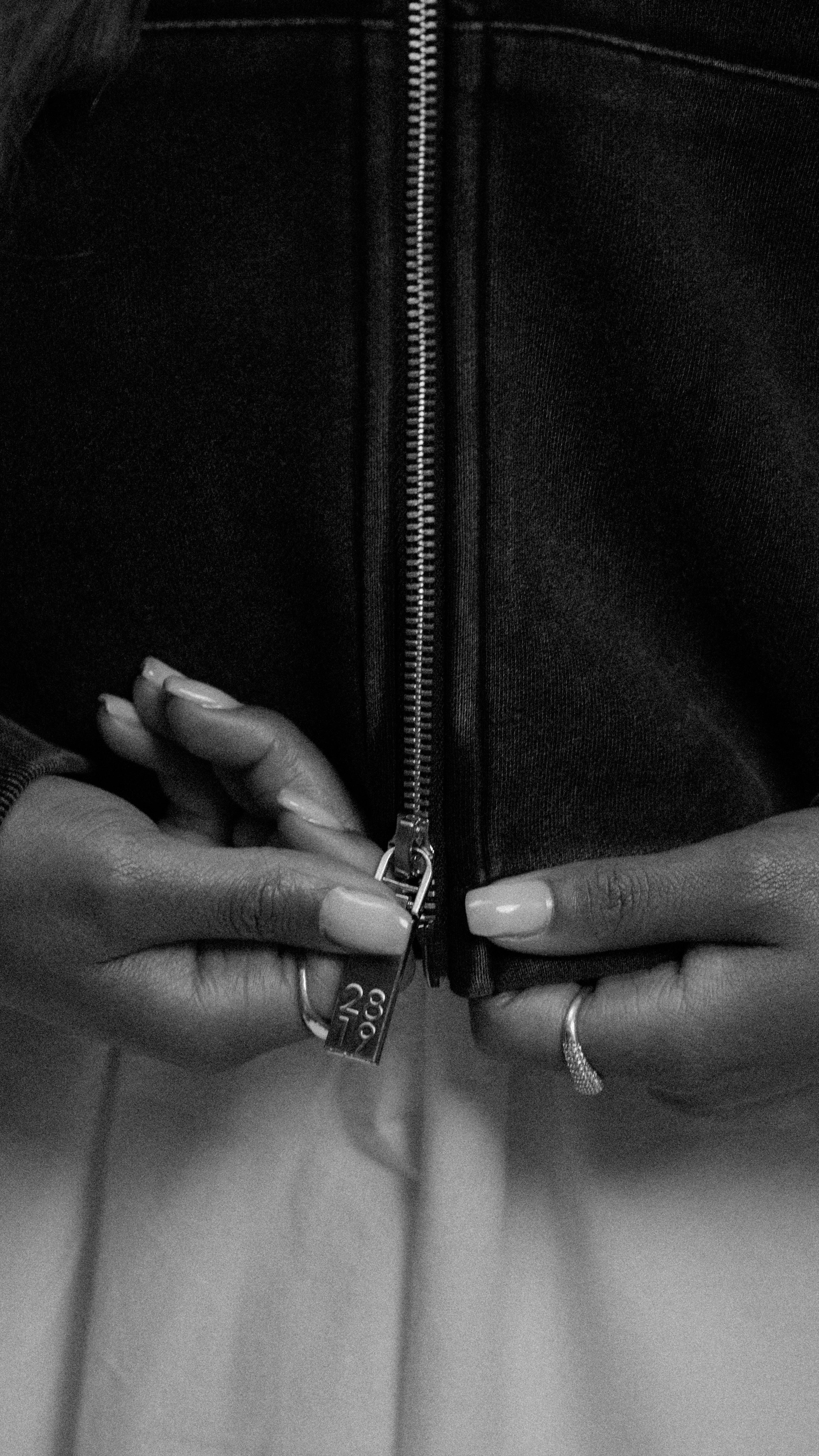 ACCESS 2026 campaign — 2819 zipper detail